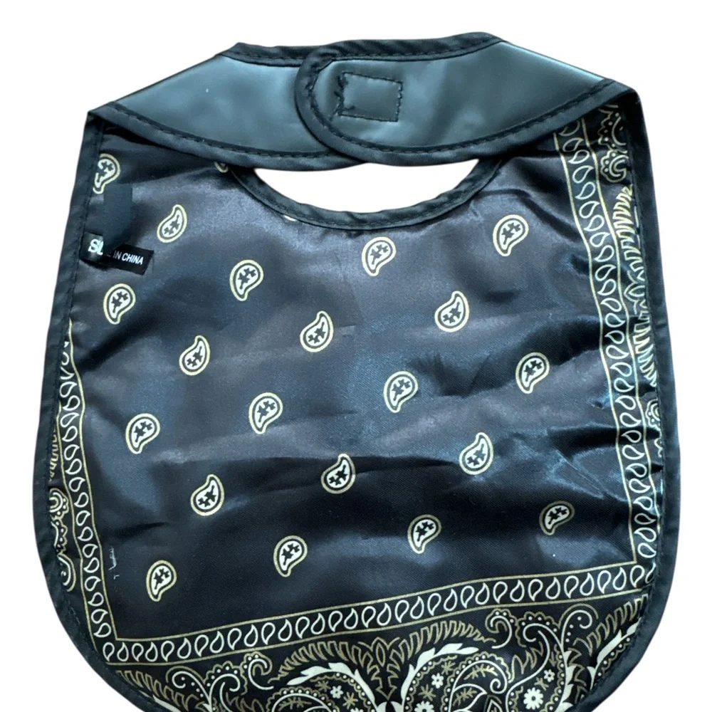 Johnny Cash‎ Baby Bib “The Man In Black” Thread Shop Unisex Boys/Girls Baby